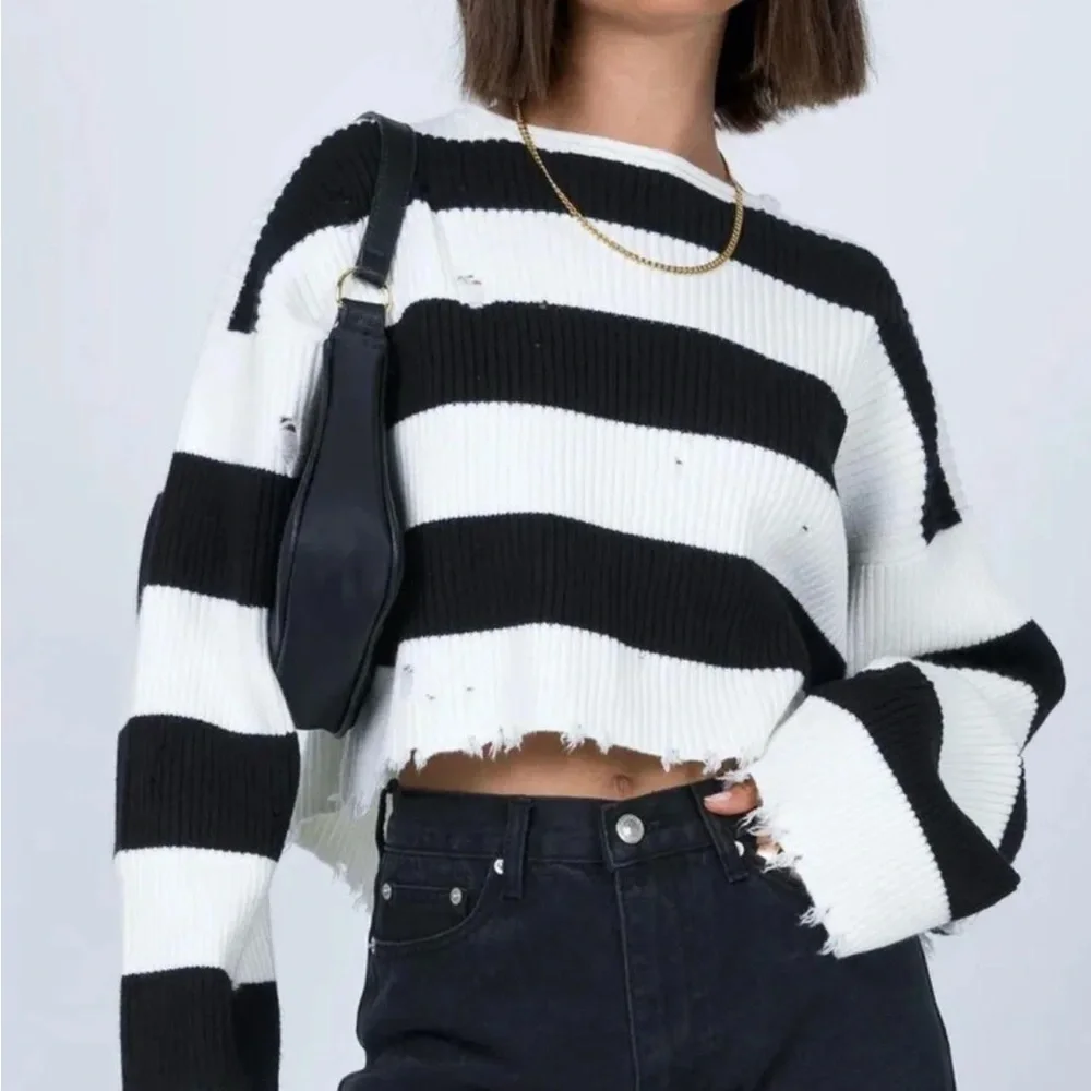 Princess Polly London Bridge Striped Sweater